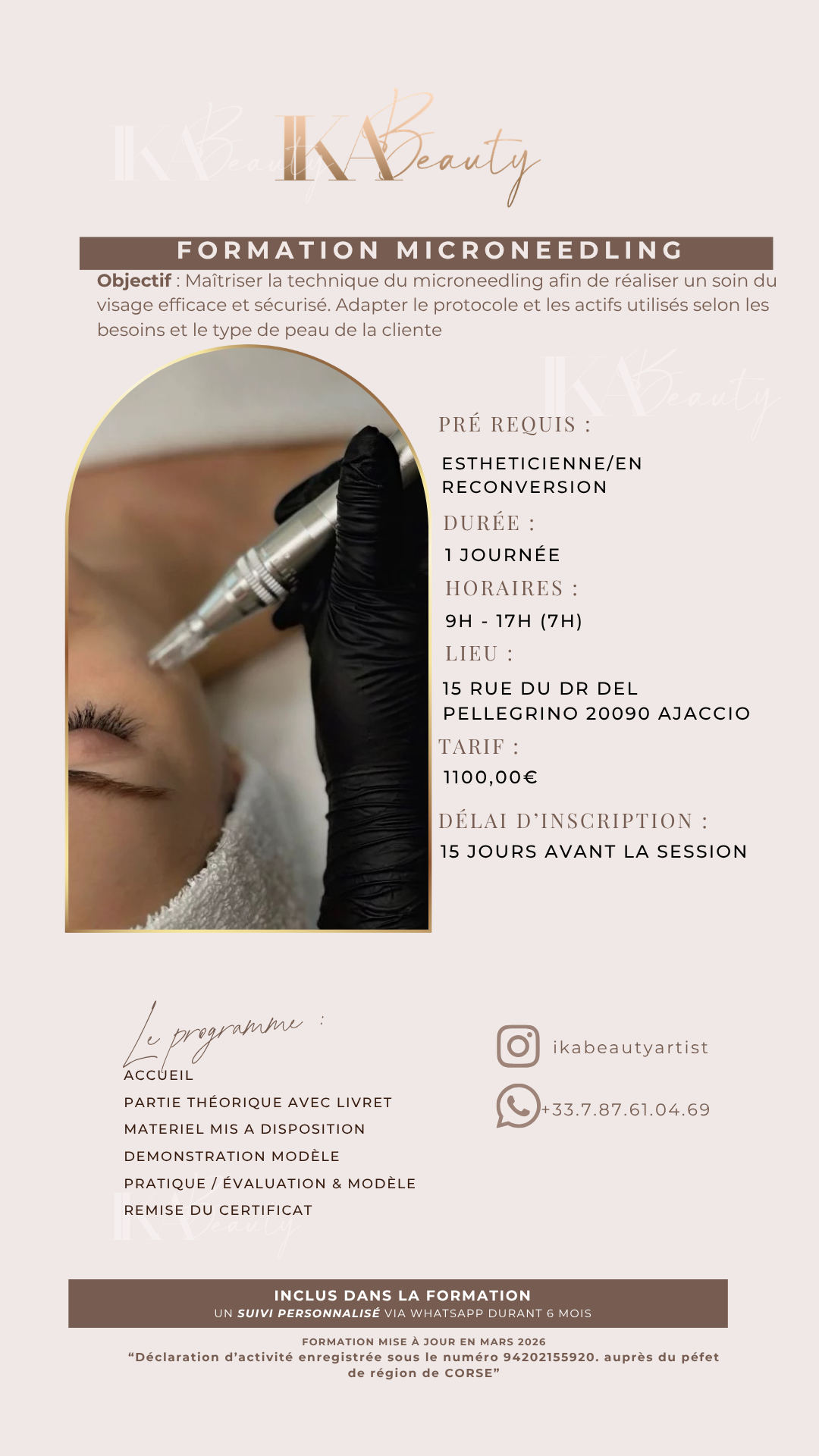 Pratique microneedling en cabinet