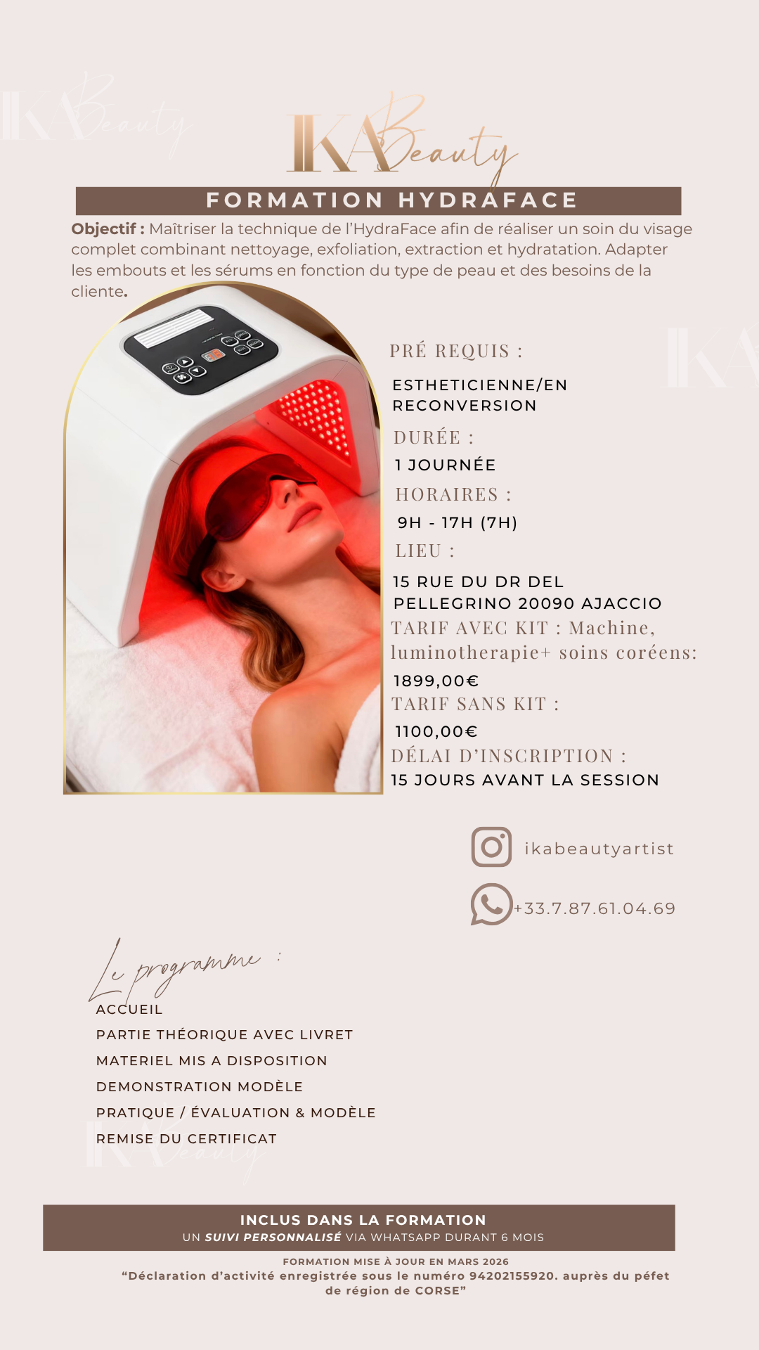 Pratique Hydraface en cabinet
